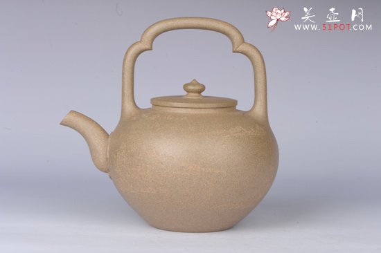 紫砂壶图片：吴径提梁 - 宜兴紫砂壶网