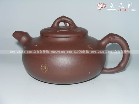 紫砂壶图片：知足壶 - 宜兴紫砂壶网