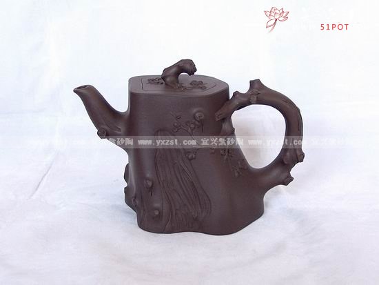 紫砂壶图片：梅桩 - 宜兴紫砂壶网