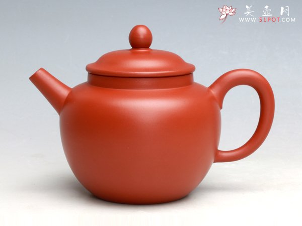 紫砂壶图片：莲 子（朱泥） - 宜兴紫砂壶网