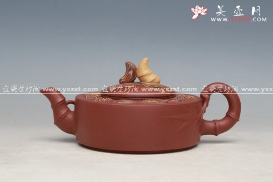 紫砂壶图片：逍遥竹 - 宜兴紫砂壶网