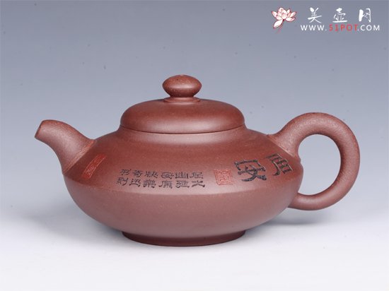 紫砂壶图片：皮革合欢 - 宜兴紫砂壶网