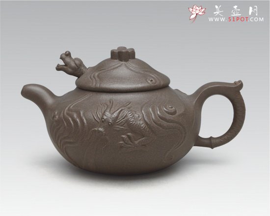 紫砂壶图片：云龙壶 - 宜兴紫砂壶网