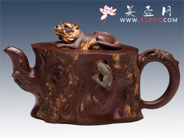 紫砂壶图片：卧虎藏龙 - 宜兴紫砂壶网