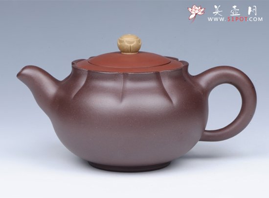 紫砂壶图片：双色花蕊 9800元 - 宜兴紫砂壶网