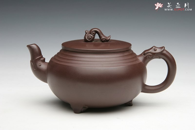 紫砂壶图片：双龙如意 - 宜兴紫砂壶网