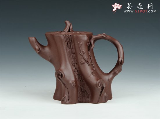 紫砂壶图片：梅桩 - 宜兴紫砂壶网