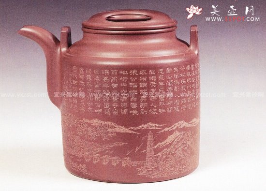 紫砂壶图片：洋桶壶 - 宜兴紫砂壶网