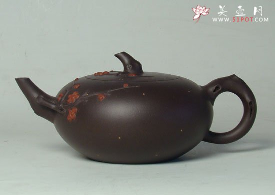 紫砂壶图片：梅香 - 宜兴紫砂壶网