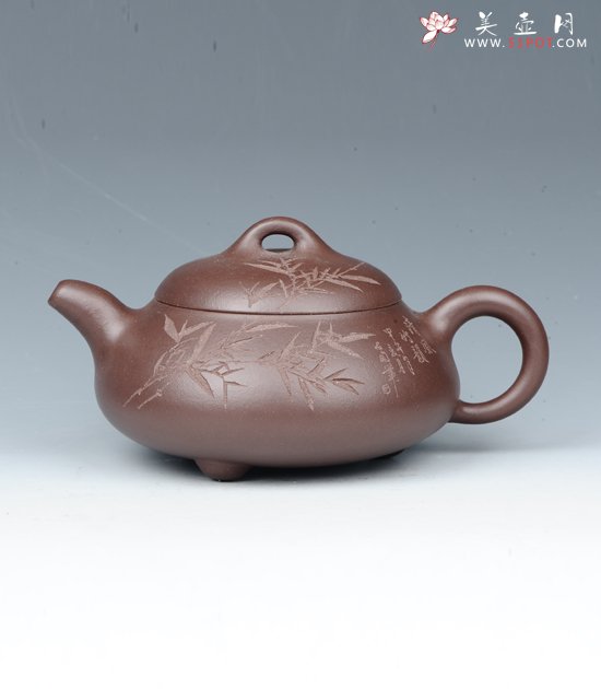 紫砂壶图片：矮石瓢 - 宜兴紫砂壶网