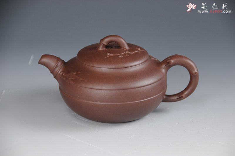 紫砂壶图片：梅竹情 - 宜兴紫砂壶网