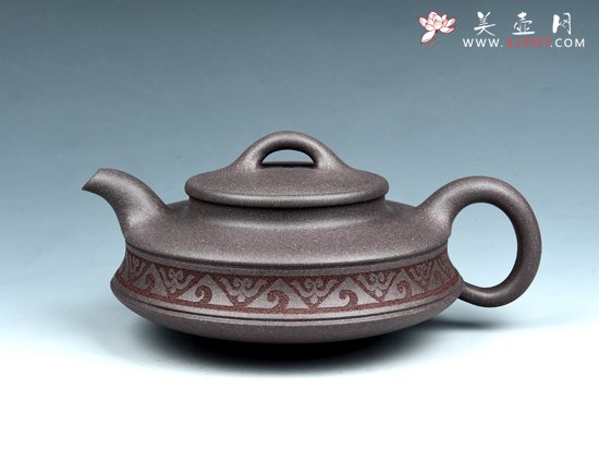 紫砂壶图片：富贵双线 - 宜兴紫砂壶网