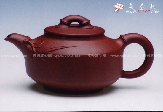 紫砂壶图片：翠竹壶 - 宜兴紫砂壶网