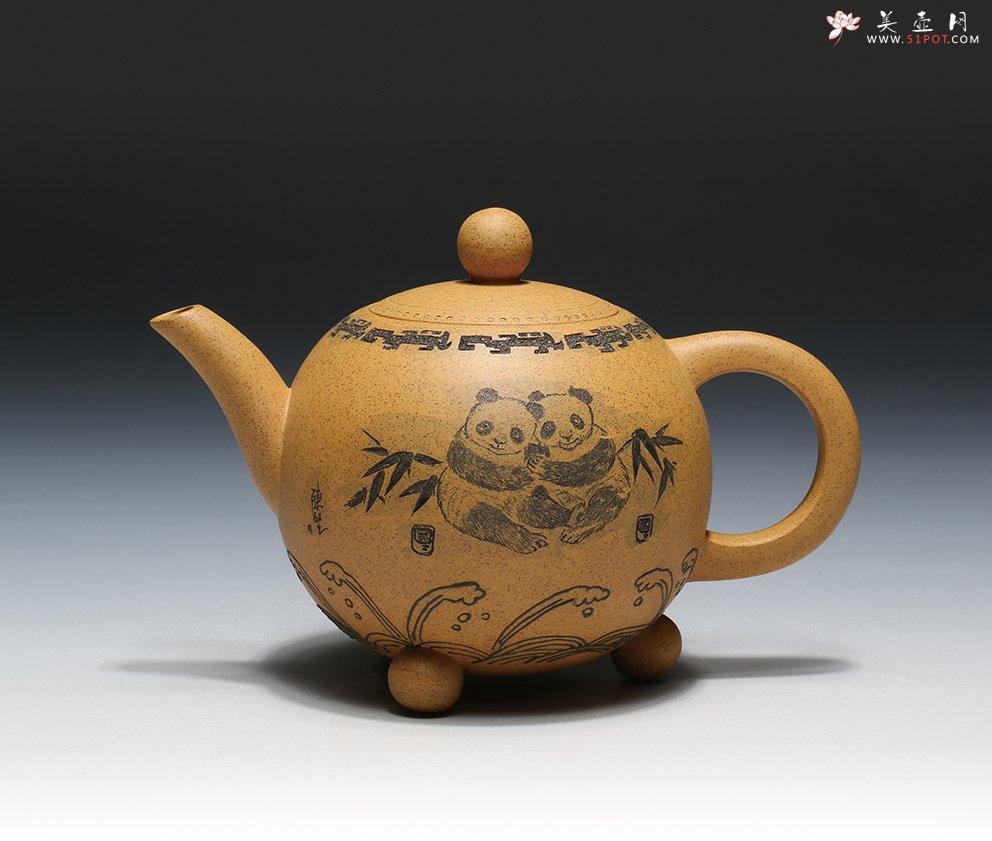 紫砂壶图片：团团圆圆 - 宜兴紫砂壶网