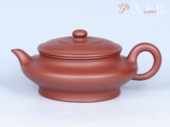紫砂壶图片：虚扁壶 - 宜兴紫砂壶网