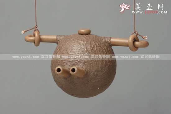 紫砂壶图片：奥运２０８体操 - 宜兴紫砂壶网