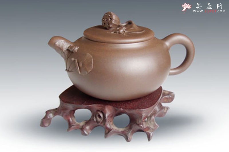 紫砂壶图片：静夜蛙声 - 宜兴紫砂壶网