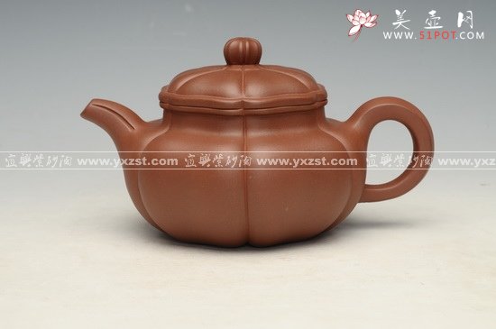 紫砂壶图片：葵花仿古 - 宜兴紫砂壶网