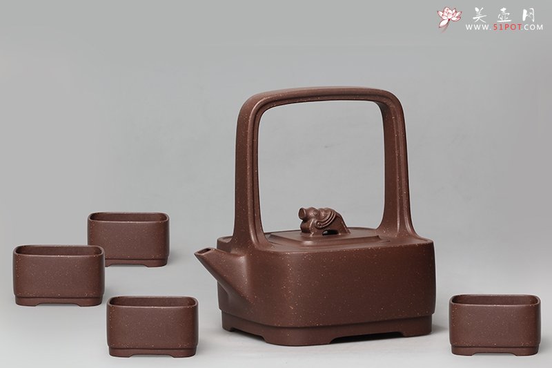 紫砂壶图片：雀提壶 - 宜兴紫砂壶网