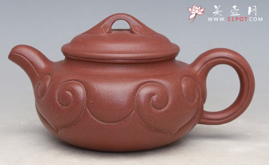 紫砂壶图片：吉祥如意壶 - 宜兴紫砂壶网