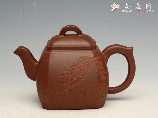 紫砂壶图片：福八方 - 宜兴紫砂壶网