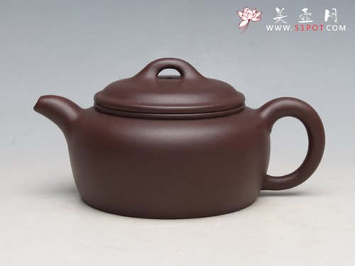 紫砂壶图片：扁墩 - 宜兴紫砂壶网