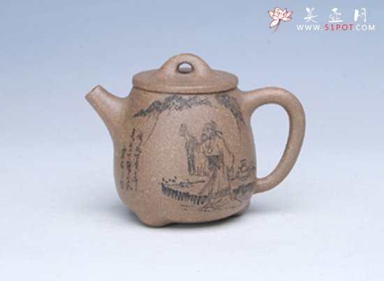 紫砂壶图片：高石瓢 - 宜兴紫砂壶网