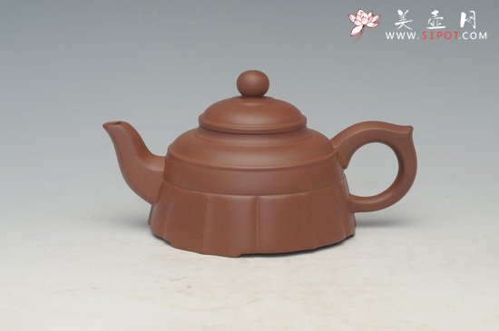 紫砂壶图片：裙花 - 宜兴紫砂壶网