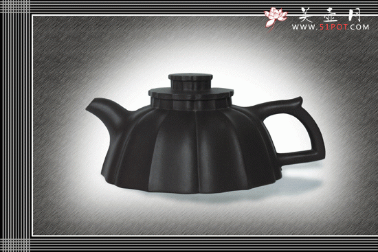 紫砂壶图片：菱花鱼罩 - 宜兴紫砂壶网