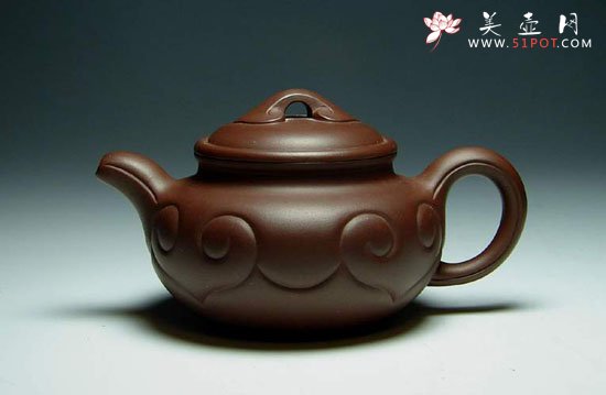 紫砂壶图片：小仿古如意 - 宜兴紫砂壶网