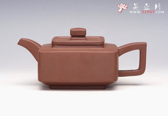 紫砂壶图片：四方壶 - 宜兴紫砂壶网