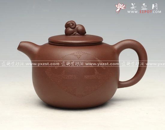 紫砂壶图片：喜洋洋 - 宜兴紫砂壶网