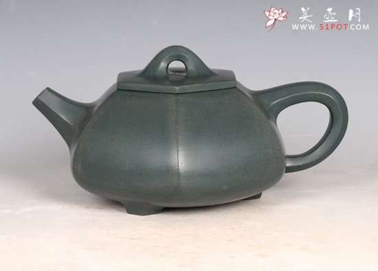 紫砂壶图片：六方石瓢 - 宜兴紫砂壶网