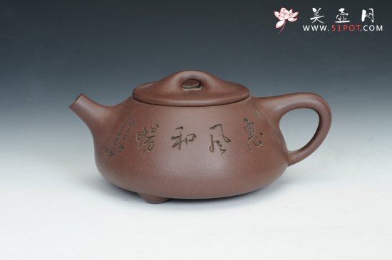 紫砂壶图片：景舟石瓢 - 宜兴紫砂壶网