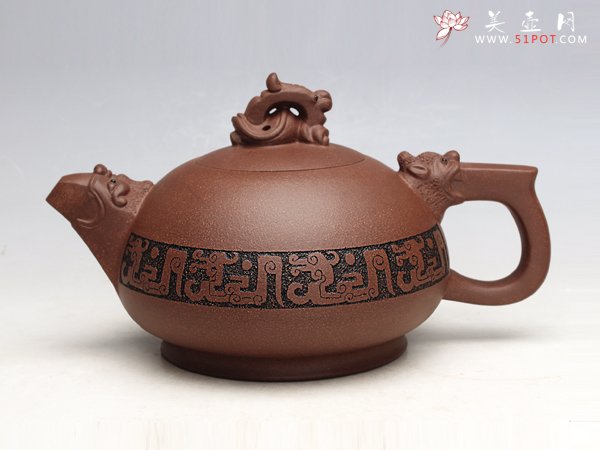 紫砂壶图片：龙壶 - 宜兴紫砂壶网