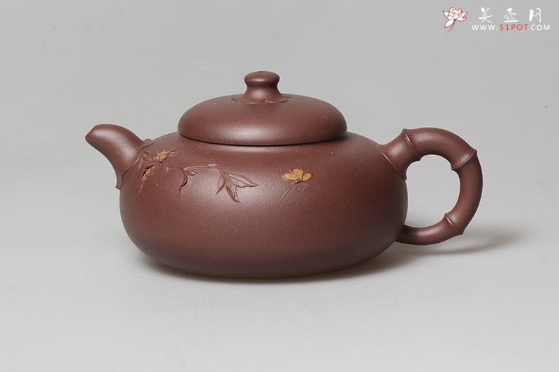 紫砂壶图片：彩蝶迎春 - 宜兴紫砂壶网