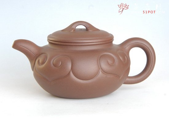 紫砂壶图片：如意仿古 - 宜兴紫砂壶网