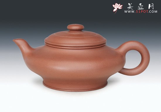 紫砂壶图片：虚扁 - 宜兴紫砂壶网