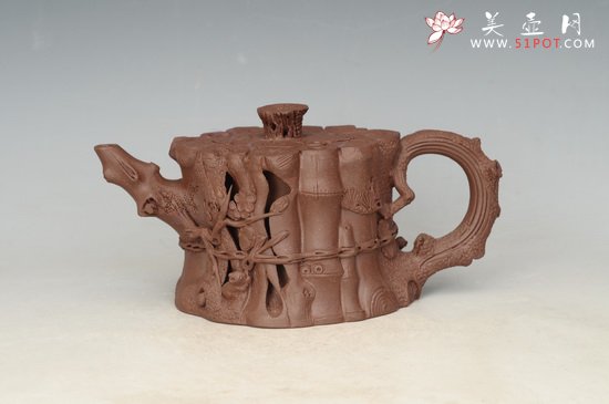 紫砂壶图片：束柴三友 - 宜兴紫砂壶网