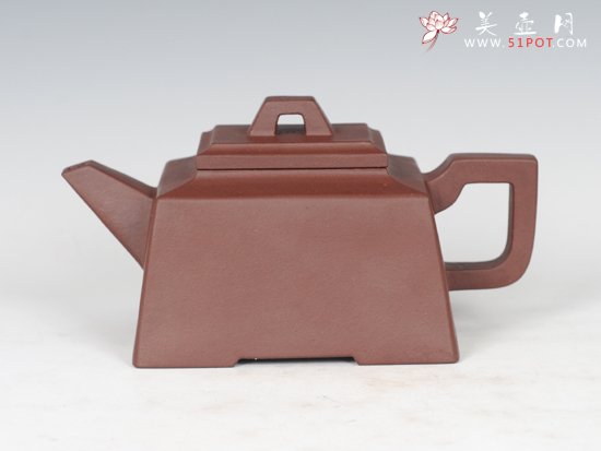 紫砂壶图片：四方桥鼎 - 宜兴紫砂壶网
