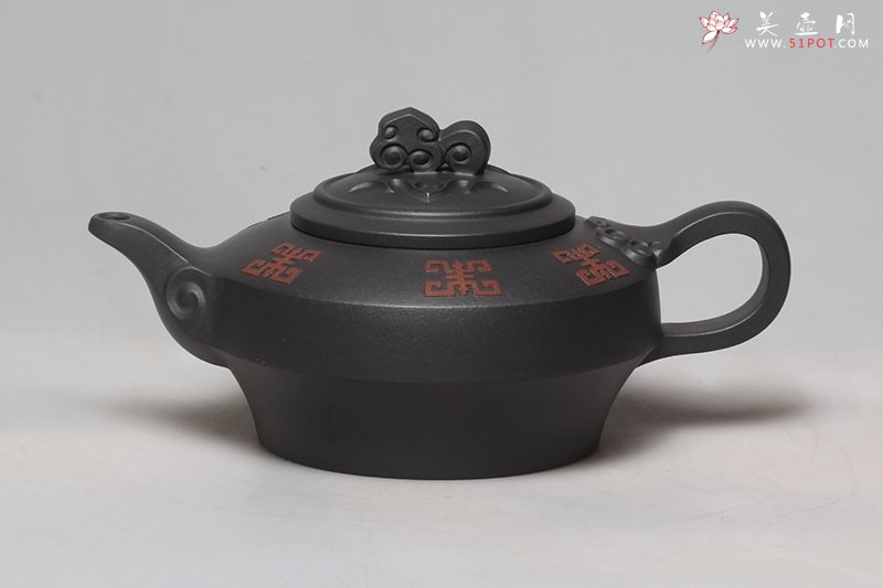 紫砂壶图片：六寿如意 - 宜兴紫砂壶网