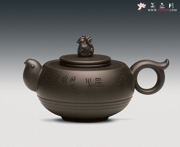 紫砂壶图片：凤茗壶 - 宜兴紫砂壶网