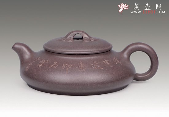 紫砂壶图片：如意石瓢 - 宜兴紫砂壶网