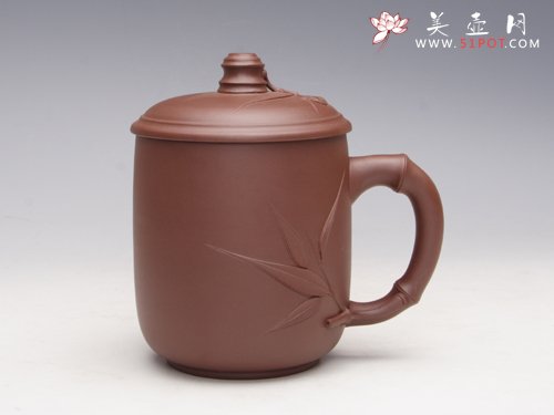 紫砂壶图片：竹韵杯 - 宜兴紫砂壶网