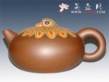 紫砂壶图片：鸳鸯壶 - 宜兴紫砂壶网