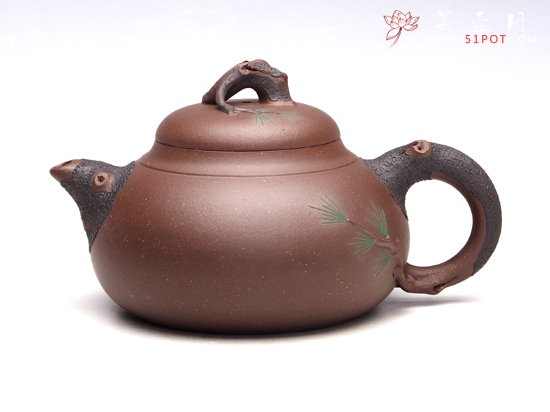 紫砂壶图片：松 - 宜兴紫砂壶网