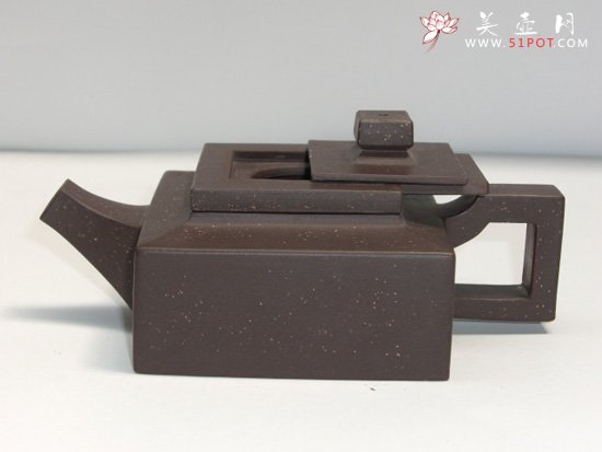 紫砂壶图片：紫玉金砂（06全手工大赛三等奖） - 宜兴紫砂壶网