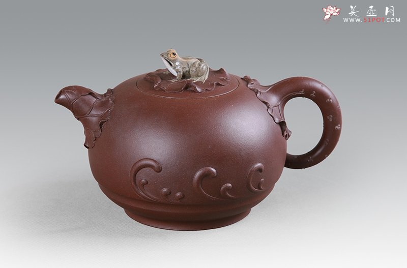 紫砂壶图片：荷塘夜曲 - 宜兴紫砂壶网