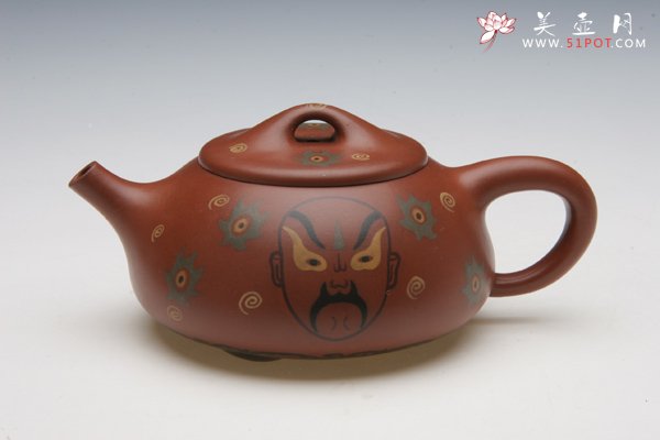 紫砂壶图片：脸谱 - 宜兴紫砂壶网