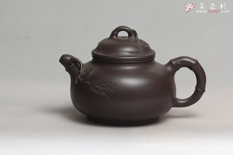 紫砂壶图片：佛心竹 - 宜兴紫砂壶网